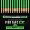 FTIHTRY 22Ft Fiberglass Fish Tape Wire Puller Kit With 8