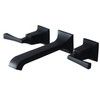 SITGES Bathroom Wall Faucet, Heavy Duty, Brass Constructed Wall Mount