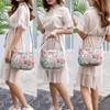 Womens Multi-Pocket Casual Crossbody Handbags Waterproof Flowral Printed Shoulder Nylon