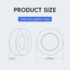 Masking Tape, White, 1 Inch x 55 Yards, 2 Rolls,