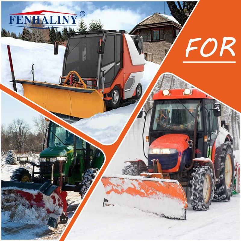 Fenhaliny 2873423 Snow Plow Skid Shoes Kit Compatible with Polaris