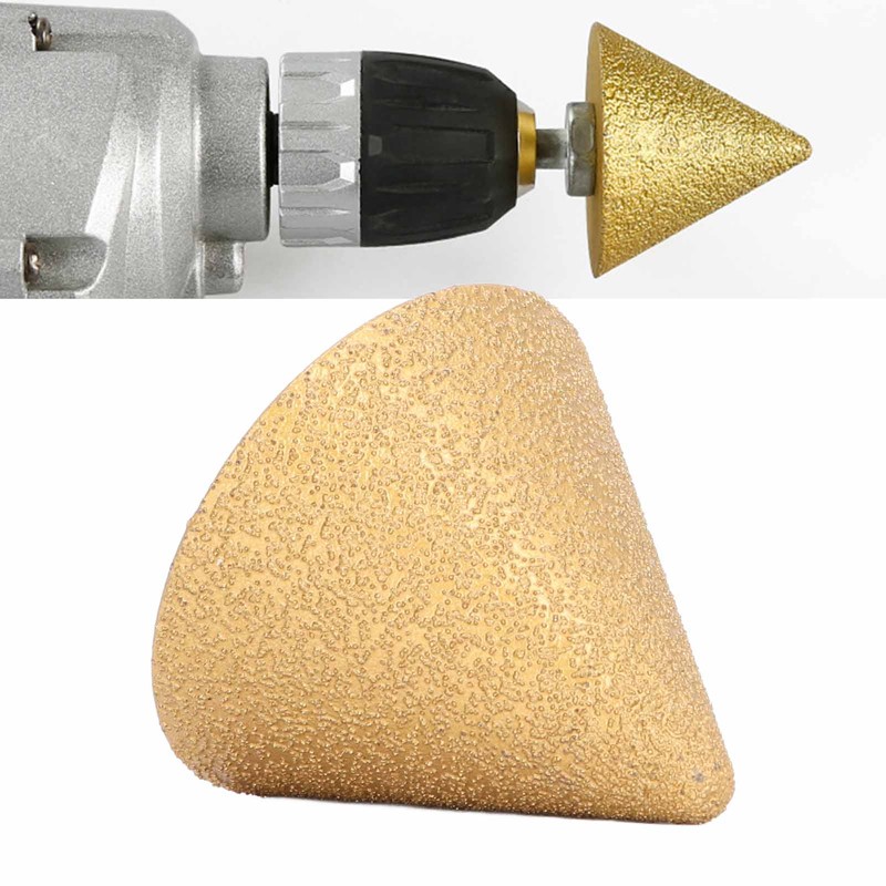 Diamond Beveling Chamfer Bit 57 Degree M10 Female Thread 38mm