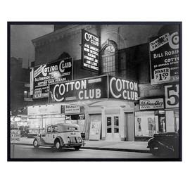 African American Historic Photo - Black History Wall Art Decor, Home Decoration - Iconic Harlem Picture - Unique Gift for Jazz Music Fan, Musician - Cotton Club