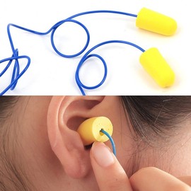 sponge earplugs sponge earplugs with string ear protection 9ea