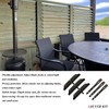 Explranltec Louver Bracket Kit, Deck Sunblind System, Shutters Hardware System