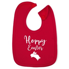 Hippowarehouse Hoppy Easter cotton baby nursing bib boys girls 35cmx22cm
