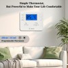 Programmable Thermostat for Home, 5-1-1 Day Programmable,Multi-Stage,2 Heat/2 Cool,Digital Energy-Saving
