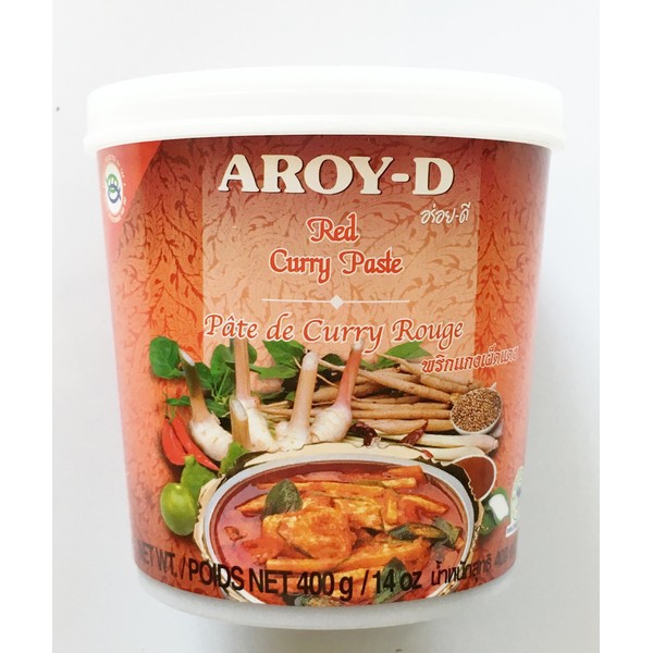 14oz Aroy D Red Curry Paste (Pack of 1)