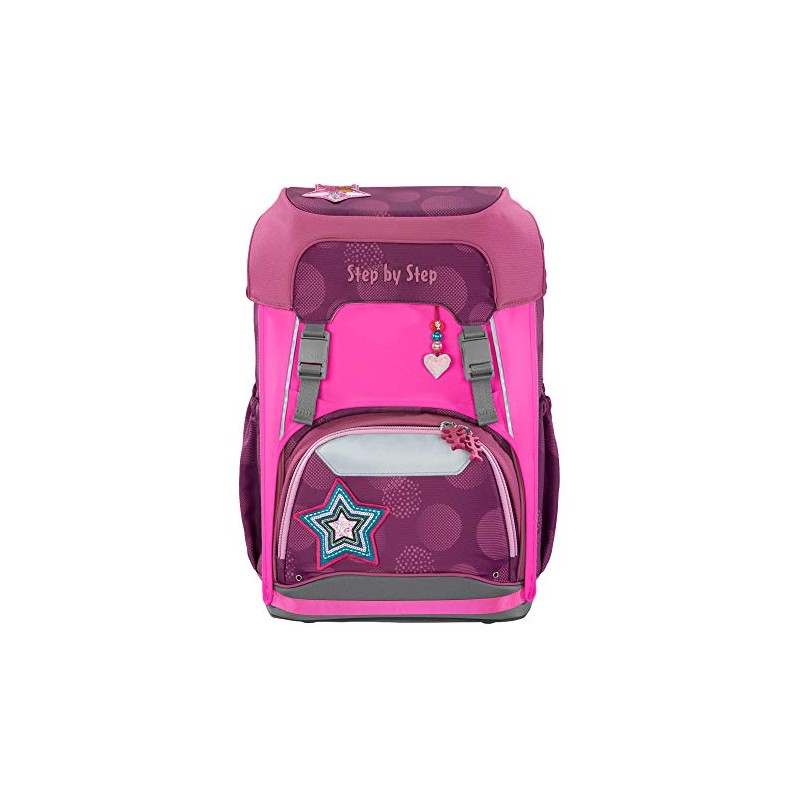 Step by Step Pull-Over for Tornister Giant, neon/pink, school bag