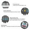 61Key Mini Electric Piano Black MultiFunctional Studio Toy with Microphone
