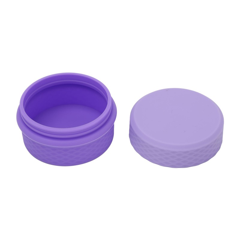 Travel Silicone Makeup Containers Set with 3 Dispensers Refillable Empty