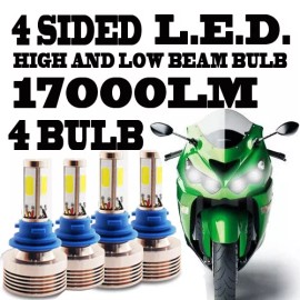 XTS LED HEADLIGHT BULB KAWASAKI NINJA ZX14R YEAR 12,13,14,15,16 ,2012,2013,2014,2015