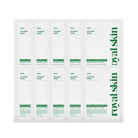 Royal Skin Cica Calming Mask Pack Men's Face Pack Centella Madecassoside Skin Calming 10 packs, 1 box / 로얄스킨 시카 카밍 마스크팩 남자 얼굴팩 센텔라 마데카소사이드 피부진정 10개입, 1박스