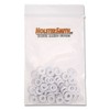 Colored Nylon Finishing Washers - (Blizzard White) - (50 Pack)