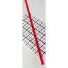 1Pc 1/2" x 36" Long Clear RED Translucent Acrylic Plexiglass