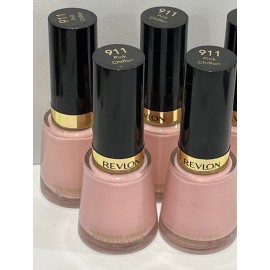 Revlon 4 Revlon Nail Enamel Polish - 911 Pink Chiffon - 0.5 oz