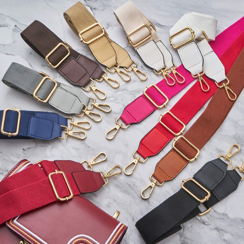 ZOOEASS Wide Shoulder Purse Strap Replacement Adjustable Belt Canvas Bag