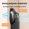 Telescopic Folding Clothes Drying Rack with Suction Cup Wall Mount,