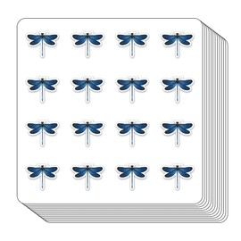 Dragonfly Planner Stickers, 0.5in Scrapbooking Kids DIY Calendar Crafting Journals 208-Pack