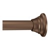 Moen TR1000OWB 44-72-Inch Adjustable Tension Mounted Straight Shower Curtain Rod,