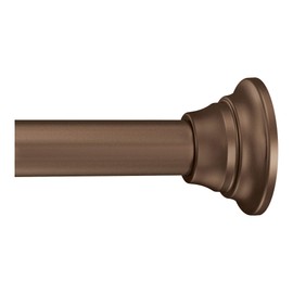 Moen TR1000OWB 44-72-Inch Adjustable Tension Mounted Straight Shower Curtain Rod, Old World Bronze