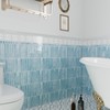 VEELIKE Blue Long Hexagon Peel and Stick Tile Backsplash 6