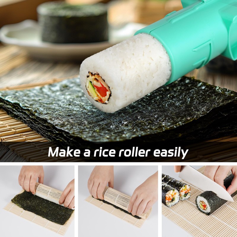 AISHN Sushi Roller 11.8 inches Sushi Bazooka Sushi Maker Chef