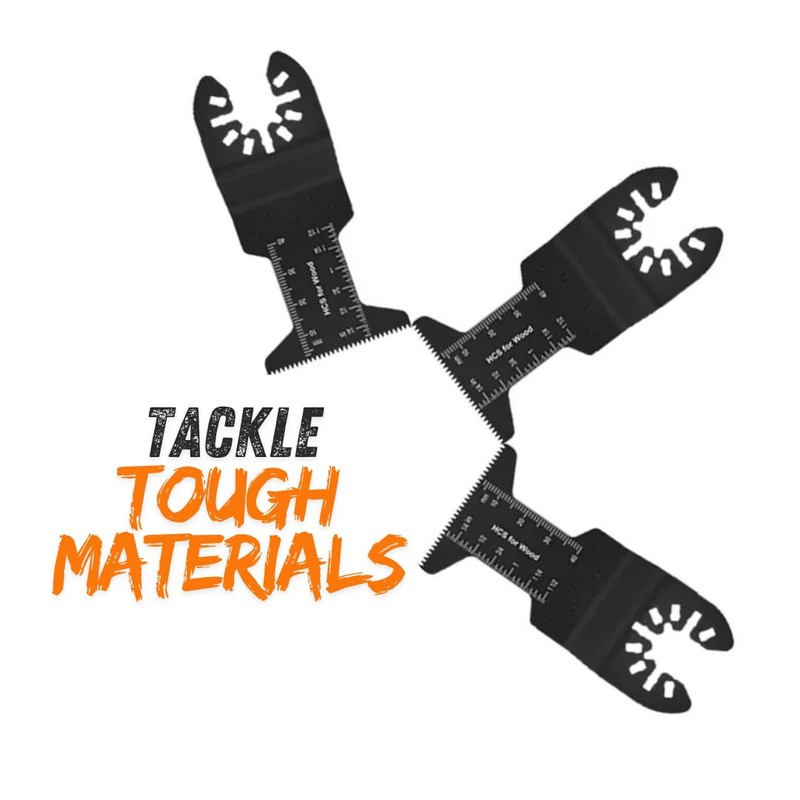 3pcs High Carbon Steel HCS Oscillating Saw Tool Blades -