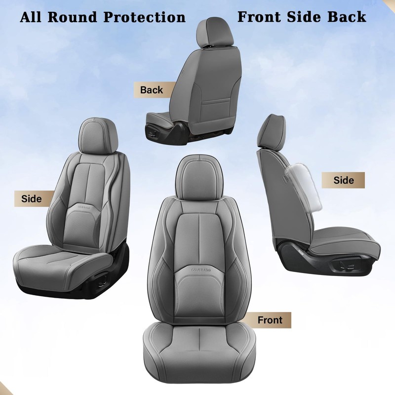 Coverado Seat Covers, Car Seat Covers Front Seats, Premium Nappa