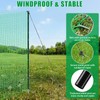 Temporary Fence with Posts, 36" x 50' Plastic Garden Fence