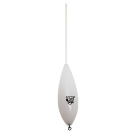 Carp On - Inline Carp Controller Float 15g / 30g / 50g - Floating Inline Surface Bomb Aerodynamic With Ring Swivel (15, grams) [21-3915]