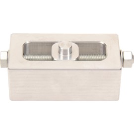 Speedway Motors Adjustable Lowering Block for Oval Track Racing, 3" Tall, 2.5" Wide, Corrects Rear Track Thrust Angle, Compatible with Various Leaf Spring Configurations