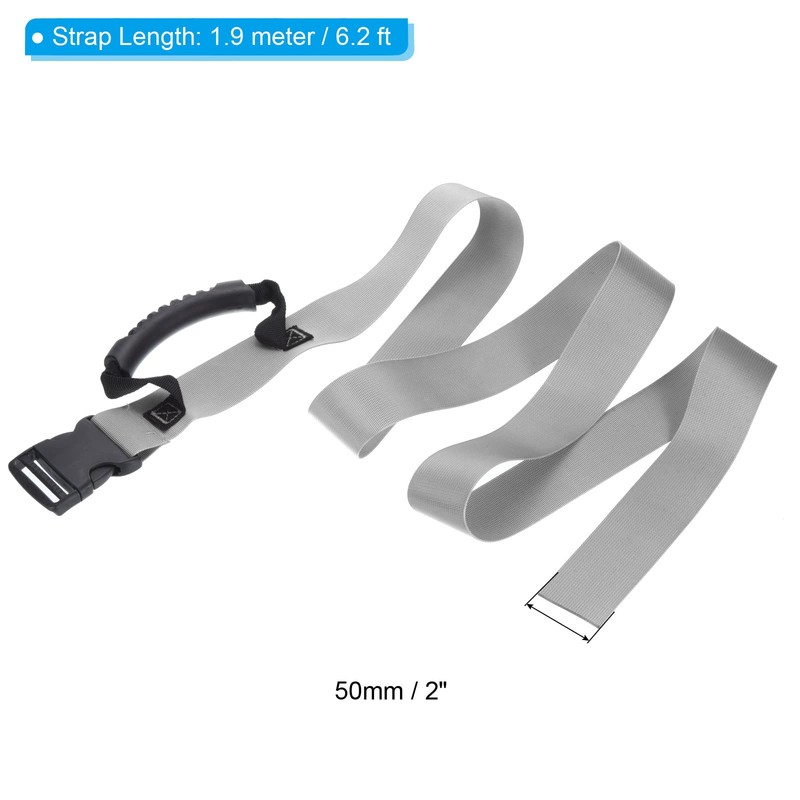 PATIKIL Carrying Strap with Handle, 2 Pack Adjustable Nylon Belt