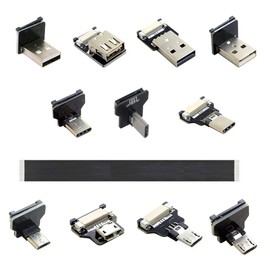 Cablecc CYFPV USB2.0 Micro USB C Female Socket for FPV HDTV Multicopter Aerial Photography