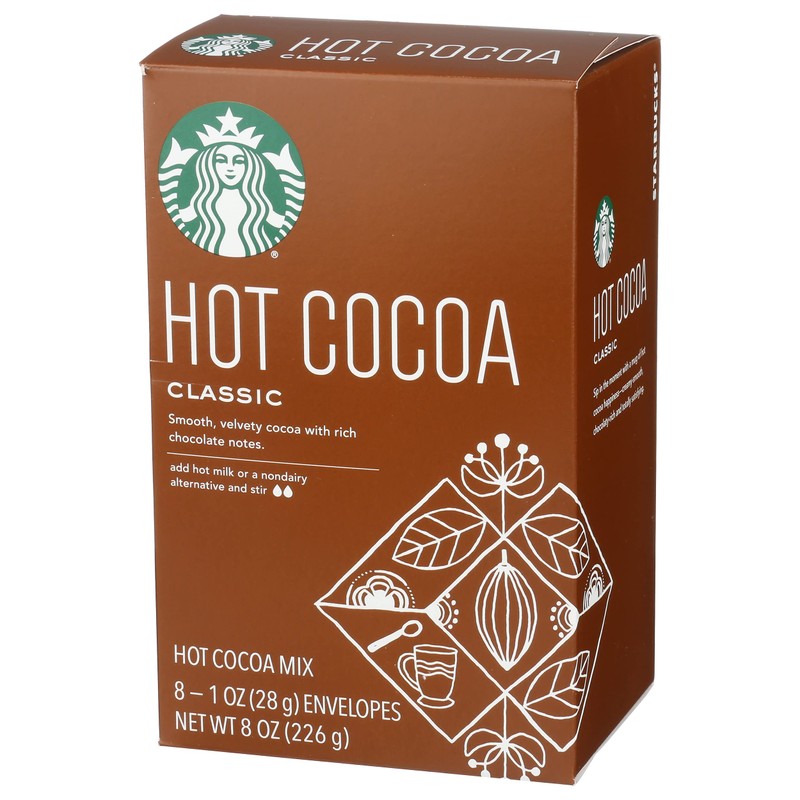 Starbucks Classic Hot Cocoa (Classic, 8 Count (Pack of 3),