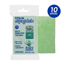 SOAP SPONGE ALOE VERA 10 PACK