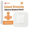 [6''x6''-30count]Carbou Island Dressing Bordered Gauze Sterile Individually Wrapped Gauze Pads,Highly