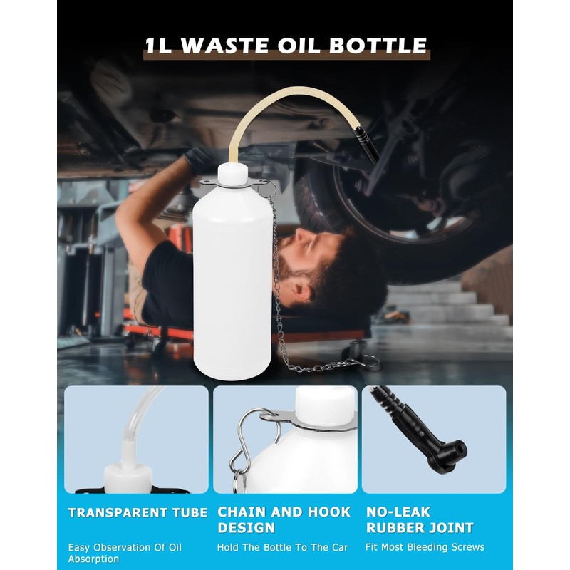 DAYUAN 3L Hand Brake Fluid Bleeder Bleeding One Man Tool