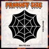 Breling Spiderweb-Shaped Beach Blanket 60 x 60 Inch Summer Halloween