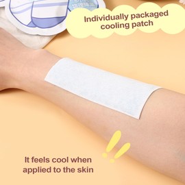 Gel Cooling Pads | Summer Heat Reliever Cooling Patches | 10 Sheets Reusable Hot Weather Cooler Pad for Gardening Work Travel Commuting Driving Hiking Camping Outdoor Activities