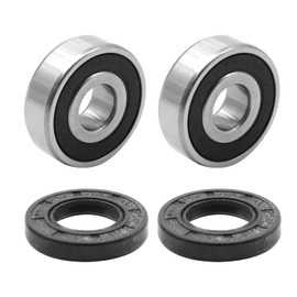 Anxingo 2 Pairs Front Wheel Bearings and Seals Kit, Replacement for Honda ATC110 ATC125M ATC185 ATC200E ATC200ES ATC200M ATC200S ATC200X ATC250ES ATC250R ATC250SX ATC350X