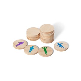 BS Toys Moves spiele - bewegungsspiele für kinder - Ab 4 Jahren - Gehirntraining für kinder - 18 verschiedene Bewegungen - ideal für Kindergeburtstag - mehrfarbig Fliesen