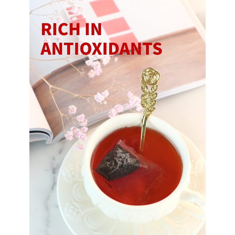 TeeLux Black Tea Bags, Natural Pure Black Tea, Smooth &