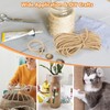 DEDU Hemp Rope, Twine Sisal Rope 1/4 Inch X 100