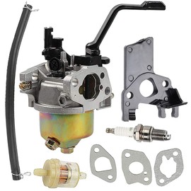 Carburetor for Harbor Freight Chicago Predator 4000 3000 3050 3200 4375 Watts Generator Powered by A 212CC 208CC 7HP 6.5HP Engine Parts with Fuel Filter Spark Plug