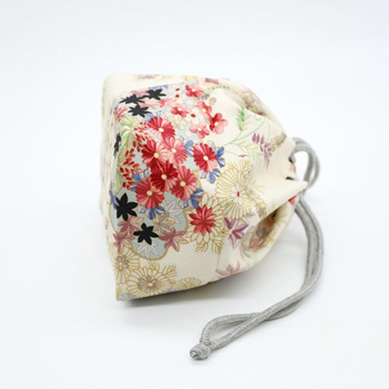 Rosesky Yukata Drawstring Pouch, Drawstring Kinchaku Bag, Small Drawstring, Various
