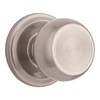 BRINKS Stafford Hall Closet Door Knob, Satin Nickel - Hands-Free