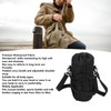 Insulated Water Bottle Carrier Adjustable Shoulder Strap 32oz 40oz Bottle