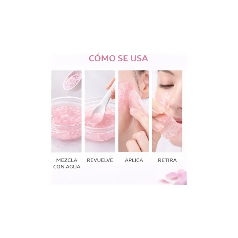 Mascarilla Facial Jelly Mask Rosa Búlgara Yazskin 650 G