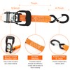 3 Point Ratchet Y Strap for UTV, ATV, Truck Bed